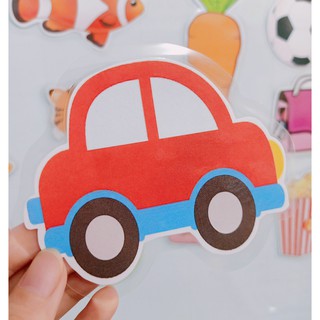 Mẫu vật hình dễ thương ép plastic ( 10 hình giống nhau)