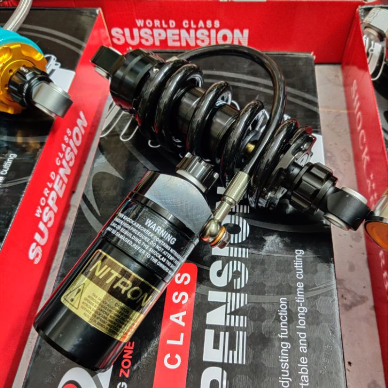 Phuộc Nitron bình dầu Full Đen lắp Winner Sonic WinnerX Winner V1 Ex2010 Exciter135 Exciter150 Ex155 WinnerV3 Ex50cc