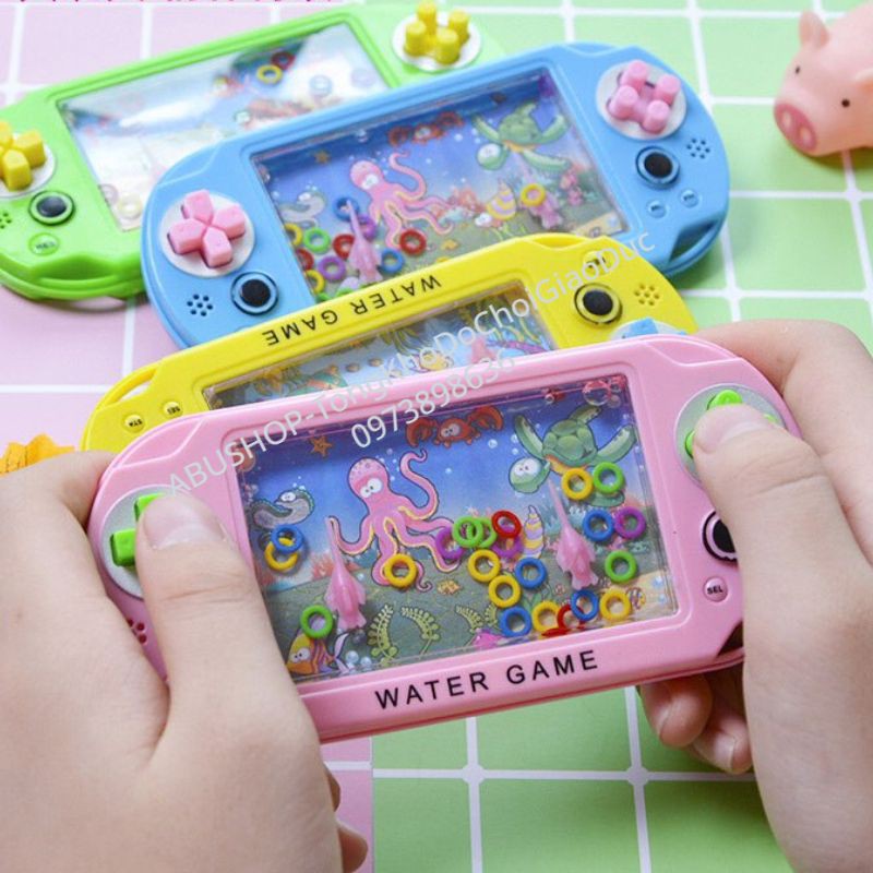Máy chơi game BẮN VÒNG NƯỚC đồ chơi rèn luyện kỹ năng cho bé