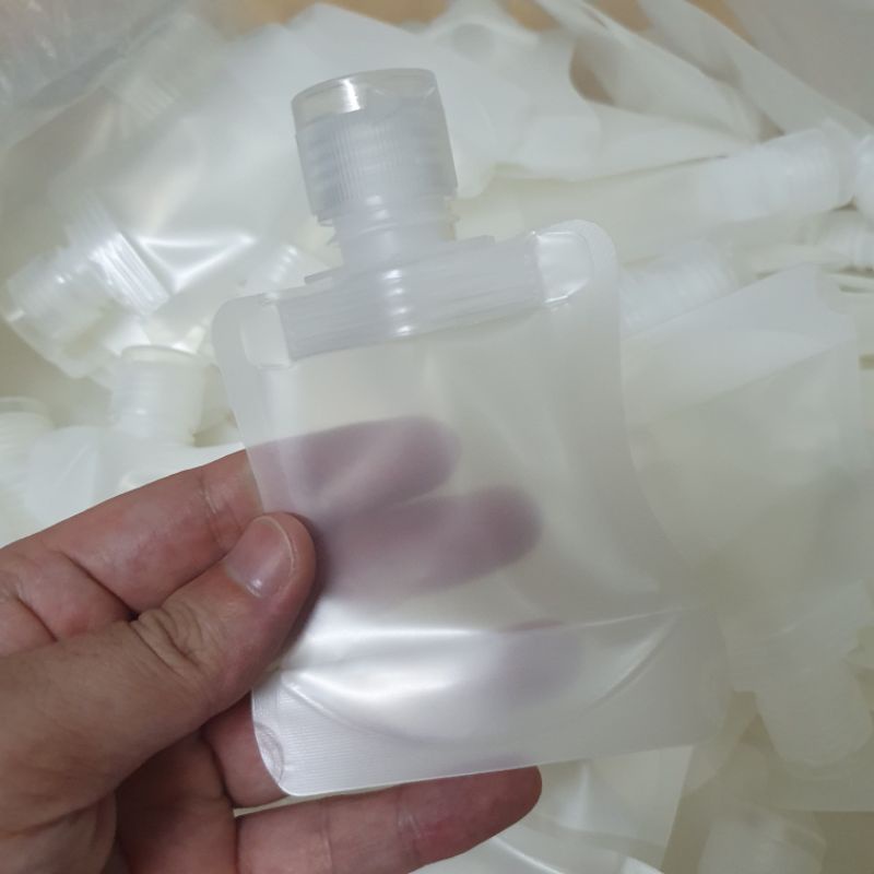 Túi đựng mỹ phẩm có nắp 30ml, 50ml - đáy đứng hàng loại 1