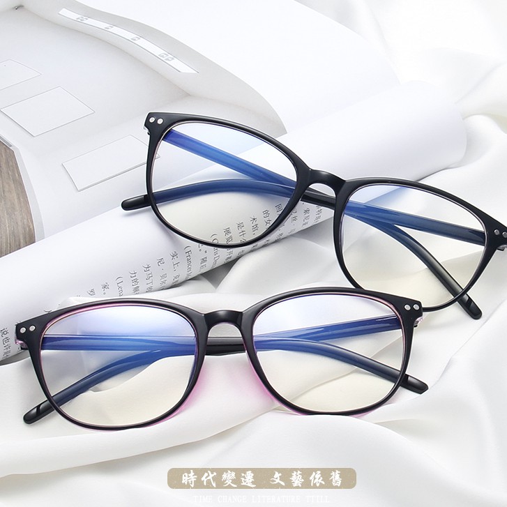 Mắt kính gọng tròn chống ánh sáng xanh phong cách cổ điển thời trang cho nam và nữ