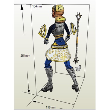 LUX - Mô hình giấy tự lắp ghép có màu