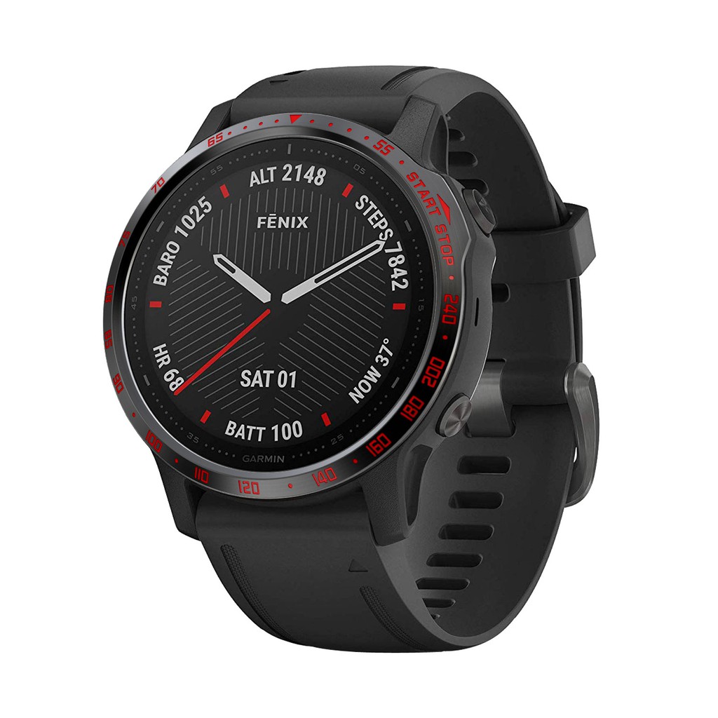 Vòng gắn mặt đồng hồ thông minh dát sapphire bằng thép không gỉ cho Garmin Fenix 6S/Fenix 6S Pro/Fenix 6S