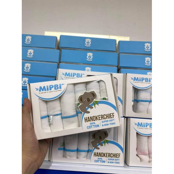 Full mẫu khăn sữa Mipbi cho bé