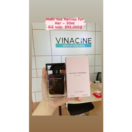 Nước hoa Narciso Rodriguez For Her Eau de Toilette 30ml
