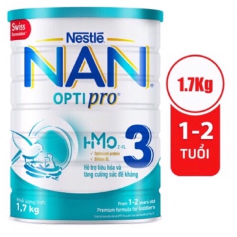 Sữa bột Nan  OptiPro số 3 lon 1,7kg