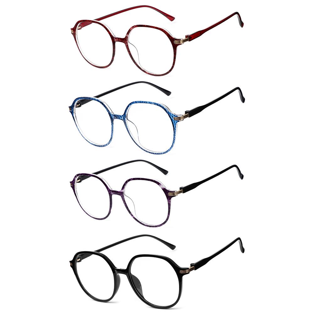 Kính Đọc Sách Gọng Hoa Siêu Nhẹ Thoải Mái Phong Cách Vintage