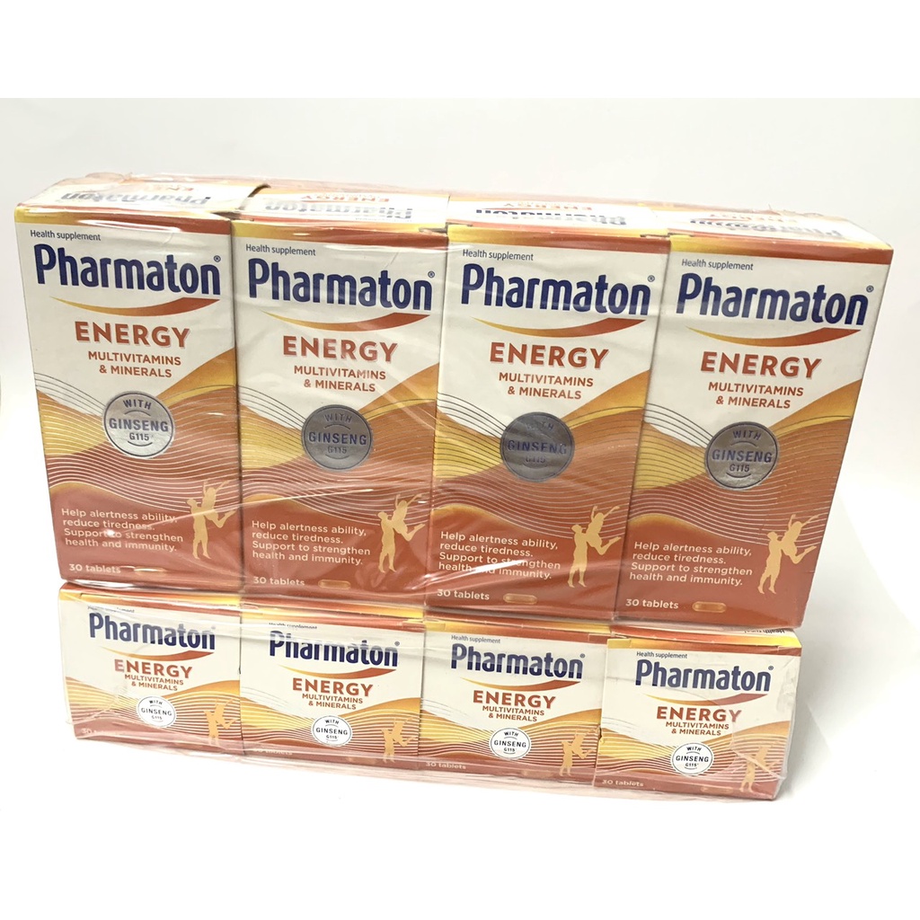 Viên Uống Bổ Sung Năng Lượng Pharmaton Giảm Căng Thẳng, Tăng Cường Sức Đề Kháng Hộp 30 Viên