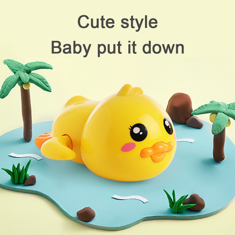 Đồ chơi vịt bơi trong bồn tắm vui nhộn cho bé