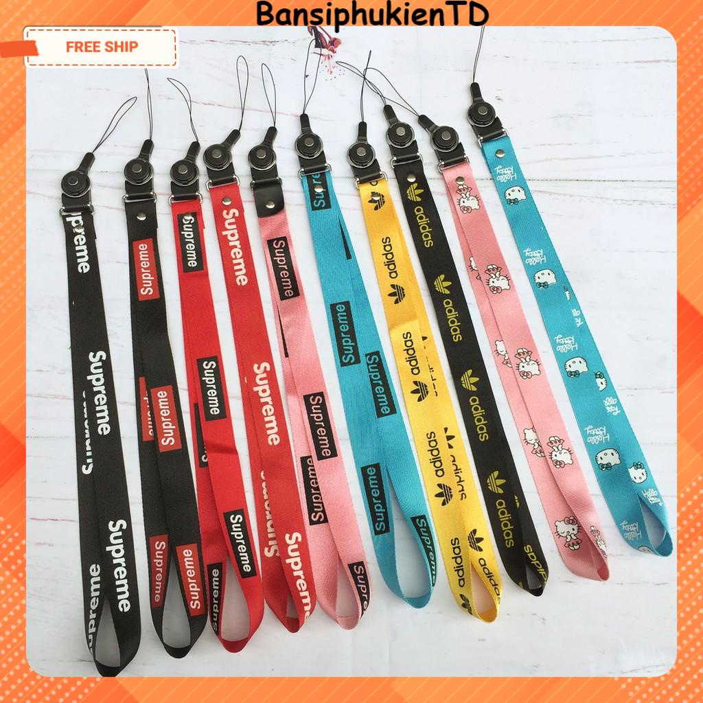 Dây treo điện thoại 40cm, dây treo gắn vỏ ốp điện thoại nhiều màu sắc