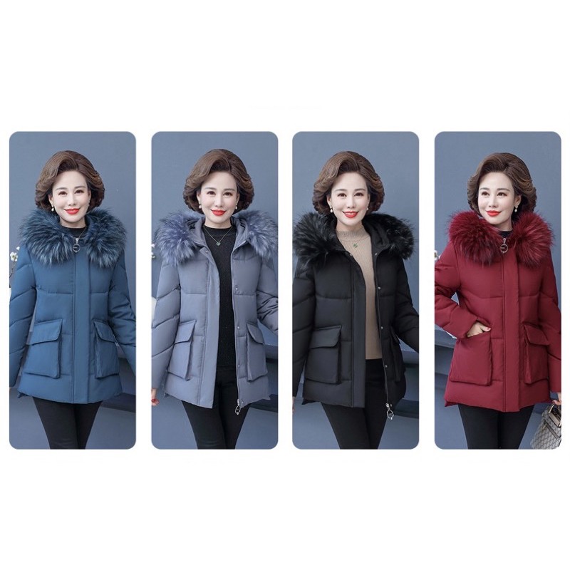 Áo phao trung niên cho mẹ, dì QCCC