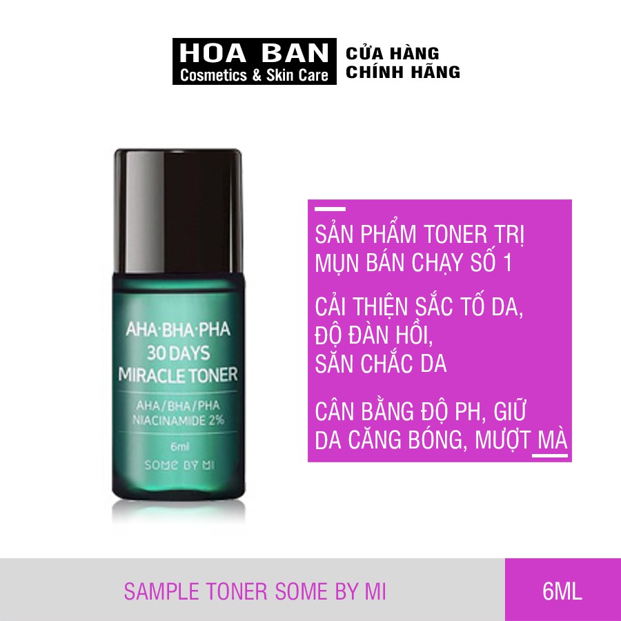 Sample Toner Some By Mi AHA-BHA-PHA 30days Miracle 6ml - HB0381