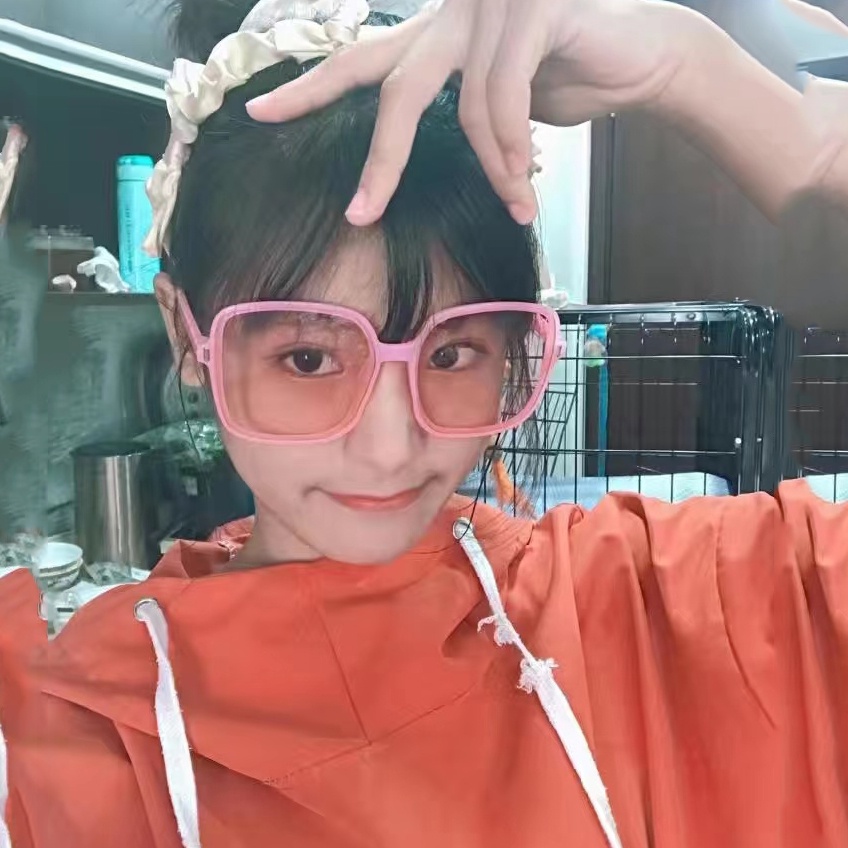 iF YOU Kính mát   gọng trong suốt chống bức xạ phong cách cổ điển thanh lịch cho nữ