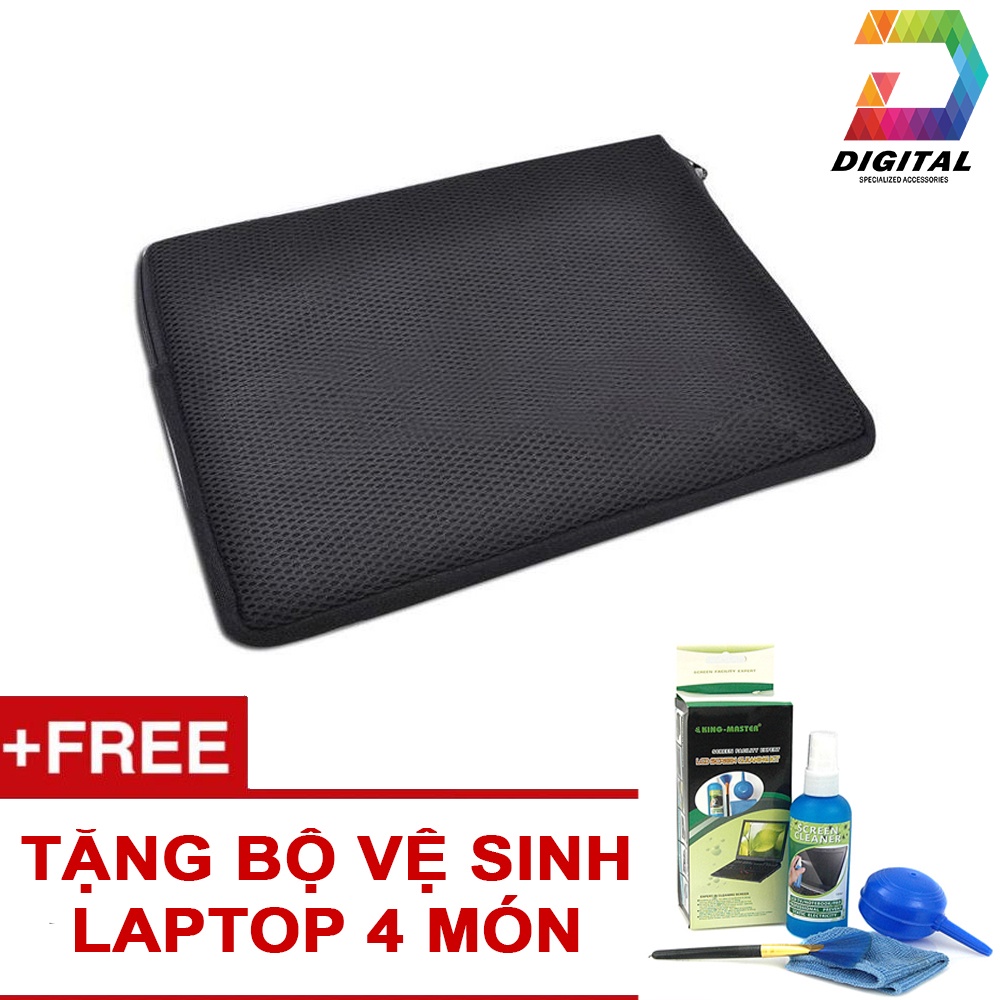 Combo Túi Chống Sốc Laptop &amp; Bộ Vệ Sinh Laptop