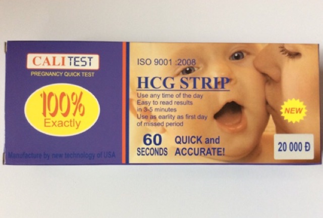 Que thử thai Cali Test - Nhanh nhất và chính xác nhất