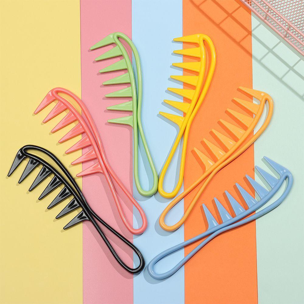 OCEANMAP Lược Răng Cá Mập Màu Sắc Kẹo Ngọt Mát Xa Da Đầu Chuyên Nghiệp