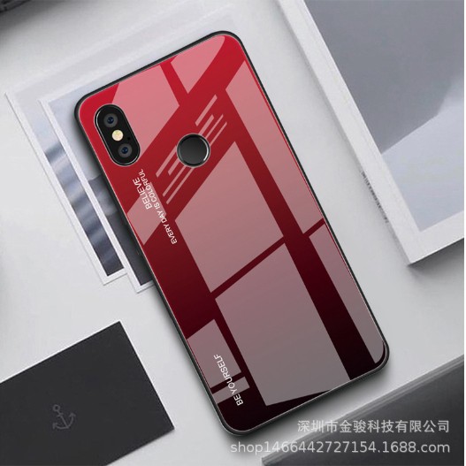 Ốp Lưng Mặt Kính Cường Lực Xiaomi Pocophone F1 / Poco f1