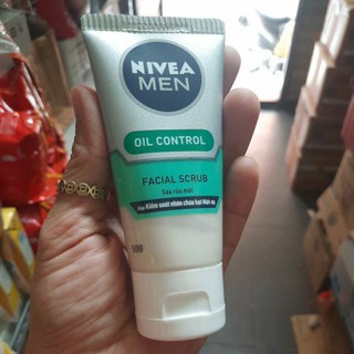 Sữa rửa mặt nivia men 50g