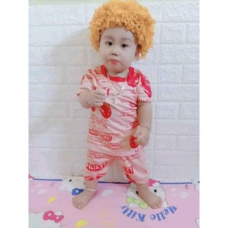 ( Tặng ktyt 4 lớp ) Đồ bộ trẻ em mỳ tôm