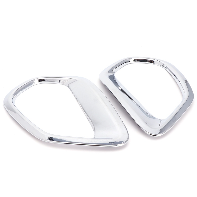 Bộ 2 Khung Crom Trang Trí Đèn Sương Mù Phía Sau Xe Hơi Mitsubishi 20