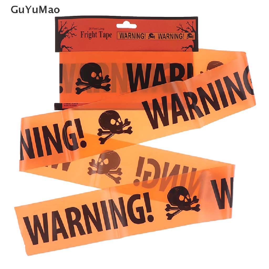 Cuộn Băng Keo Cảnh Báo Dùng Trang Trí Cửa Sổ Dịp Halloween