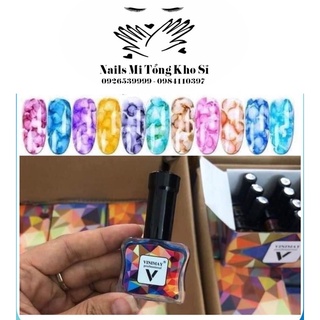 Cồn loang VINiMAY set 12 chai, gel tạo loang vân đá