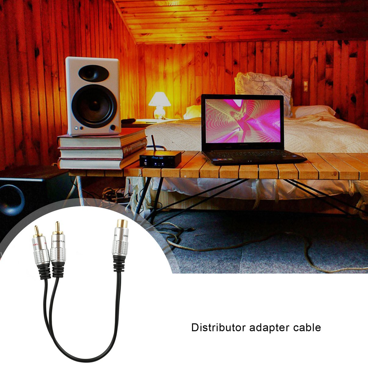 Dây Cáp Âm Thanh Chữ Y Mạ Vàng 2rca Revolution 1 0.25m | BigBuy360 - bigbuy360.vn