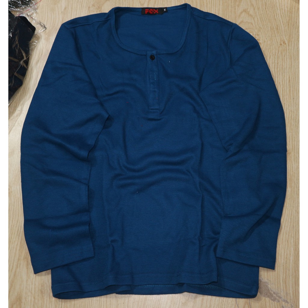 Áo thun tay dài cổ trụ Fox_ Gblue | BigBuy360 - bigbuy360.vn