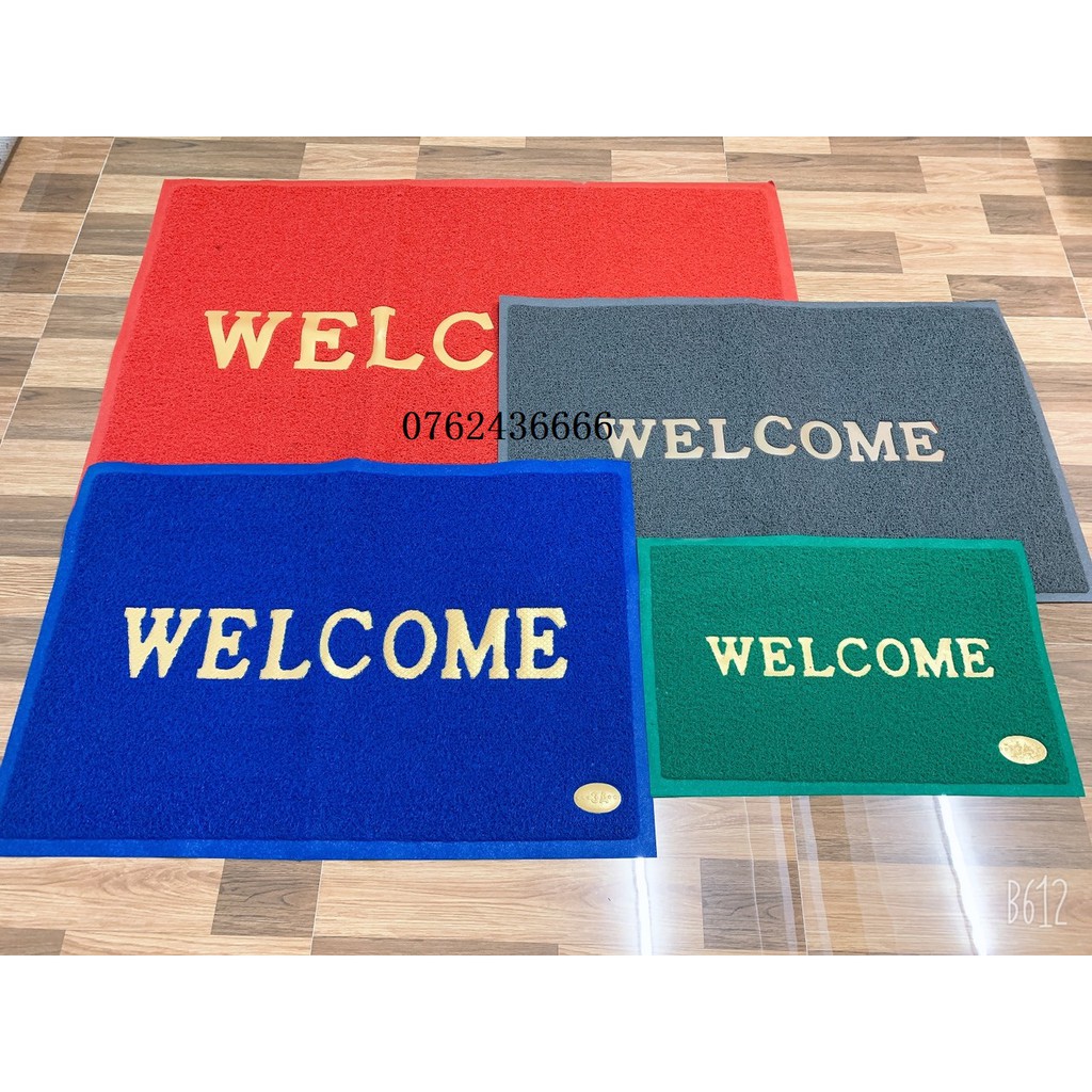 Thảm chùi chân welcome, thảm sảnh, thảm lối đi đủ cỡ