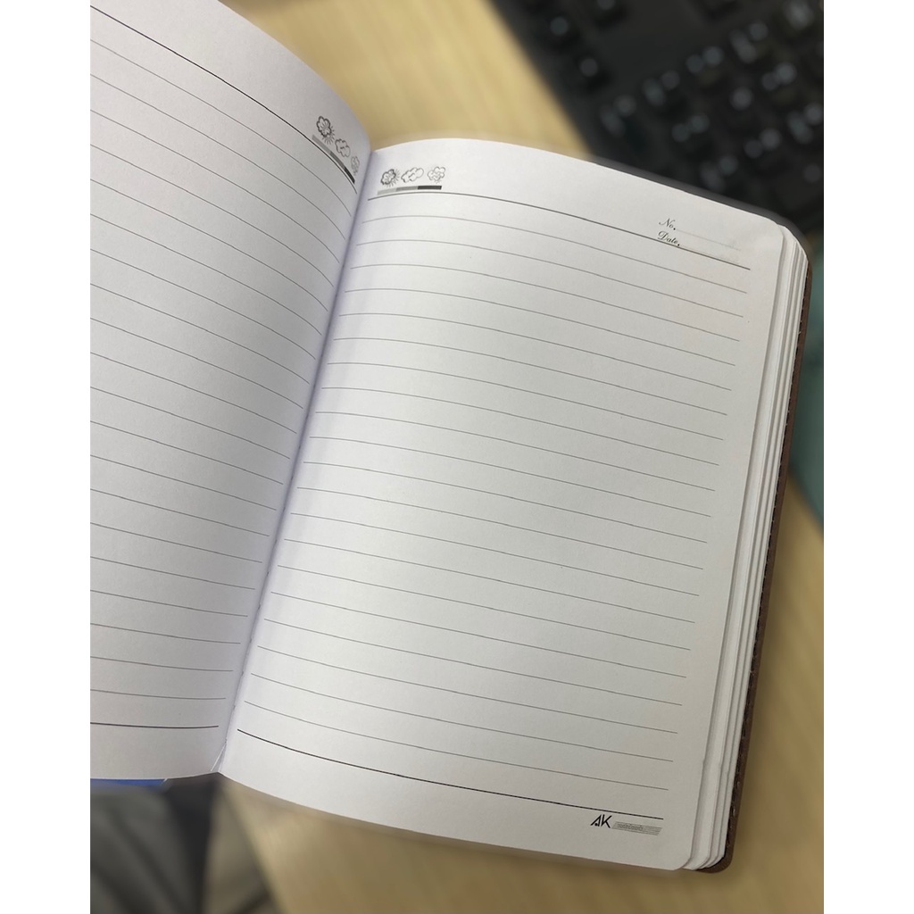 Sổ Da DIARY - Sổ DK7 Cầm Tay - Sổ Ghi Chép Tài Liệu Da Mềm A5