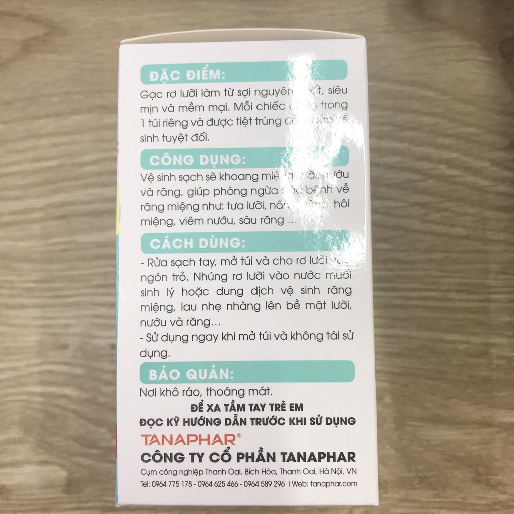 [ Hộp 50c ] Rơ Lưỡi - Gạc Tưa Lưỡi trẻ em y tế tiệt trùng chất liệu mềm mại, vệ sinh lưỡi răng miệng trẻ sơ sinh