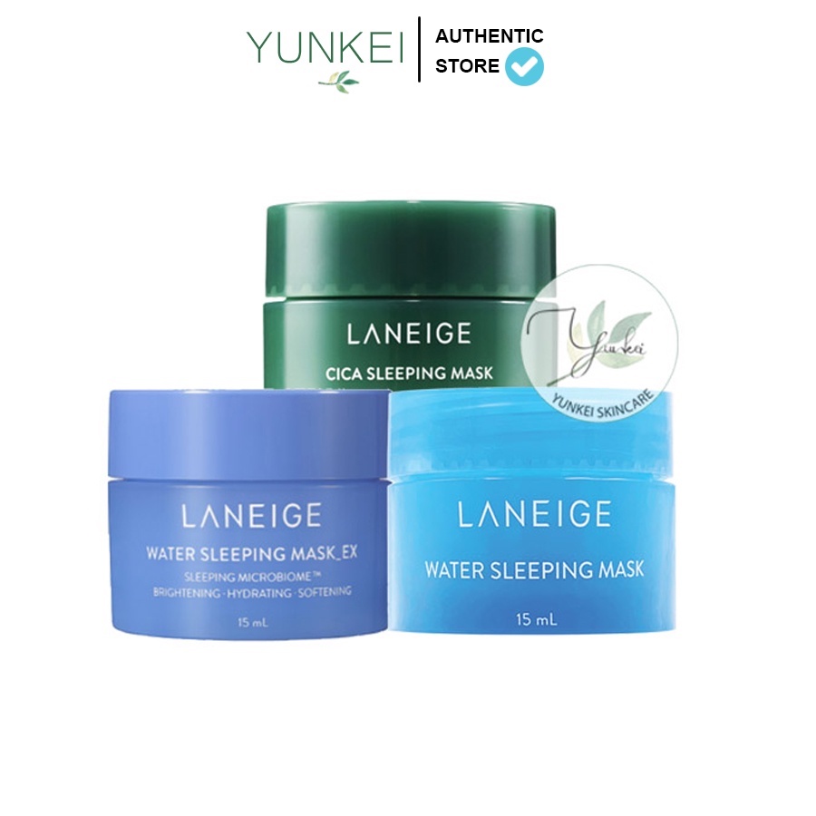 Mặt Nạ Ngủ Cấp Nước Laneige Mini – Water/Cica Sleeping Mask 15ml