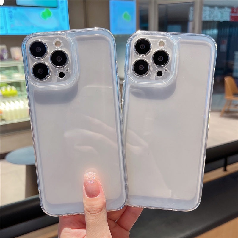 Ultra Ốp Điện Thoại Silicon tpu Mềm Trong Suốt Siêu Mỏng Chống Sốc Cho iphone 15 pro max 14 13 11 12 pro max xs max xr x 7 8 plus
