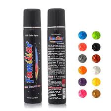 Gôm xịt màu tạm thời Familiar đủ màu 100ml-Gội là hết Màu Đen J1