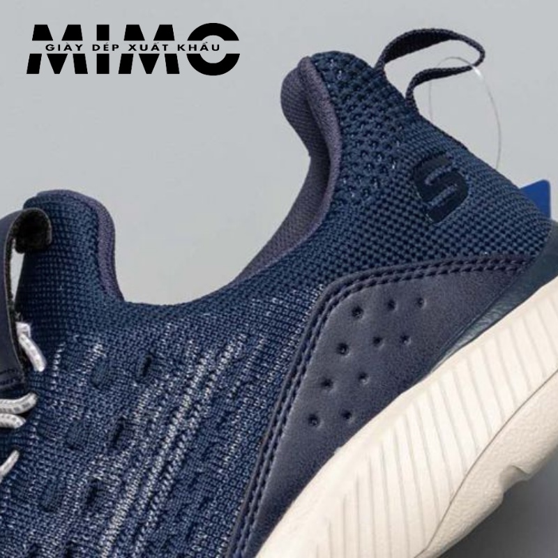Skechers navy, giày thể thao nam siêu êm mềm nhẹ, bền đẹp, thoáng khí, không hôi chân