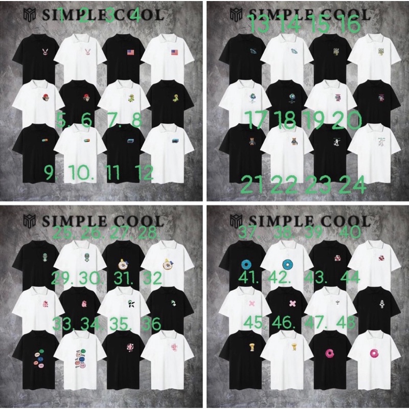 Áo Polo Simple Cool Unsex size M L ( Có ảnh * Clip thật )
