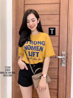 Áo phông NOMEN ( TR/BK)