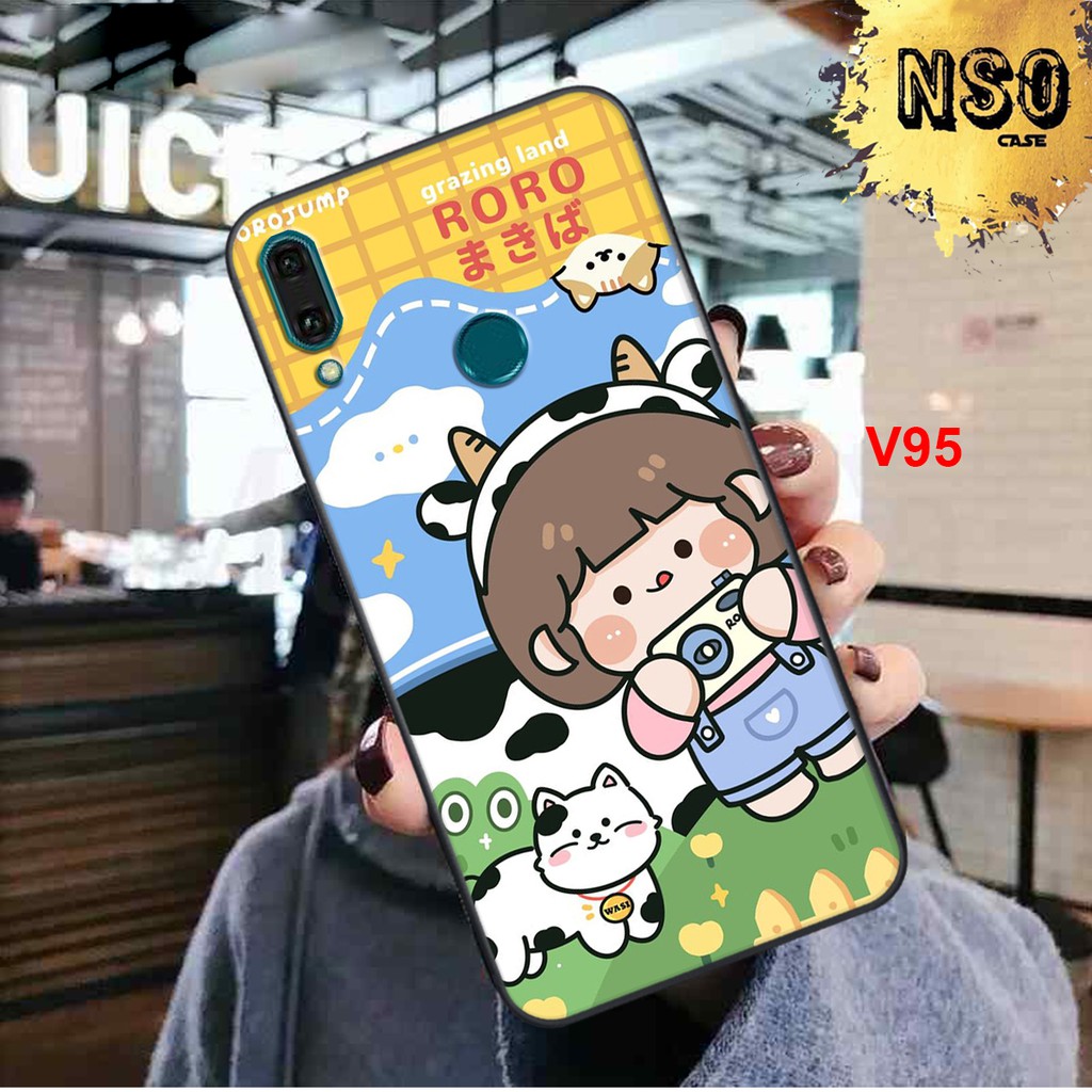 Ốp Huawei Y9 2019 In hình Roro Jump Siêu Cute