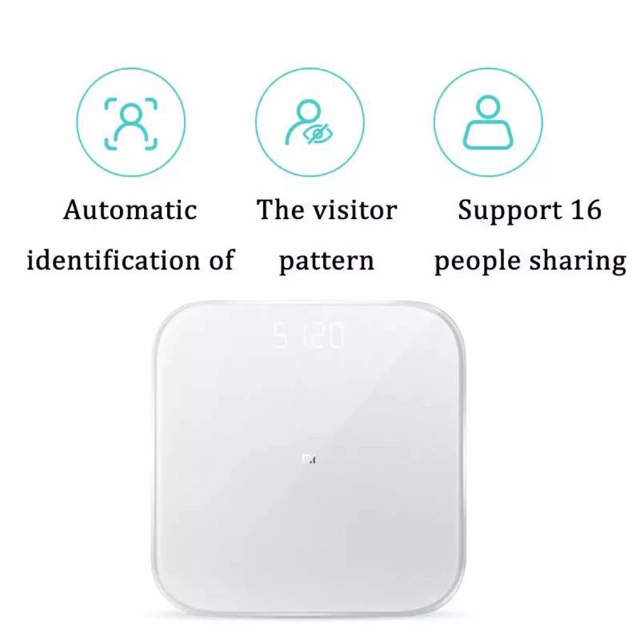 Cân điện tử sức khỏe thông minh Xiaomi Scale 2 - Bảo hành 3 tháng