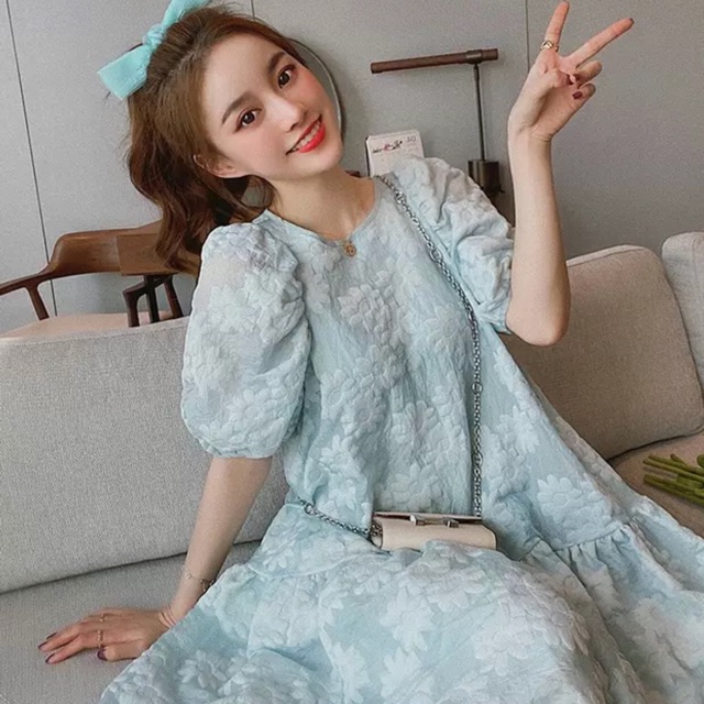 (Sẵn size M)Đầm hoa babydoll- siêu xinh luôn- hàng nhập