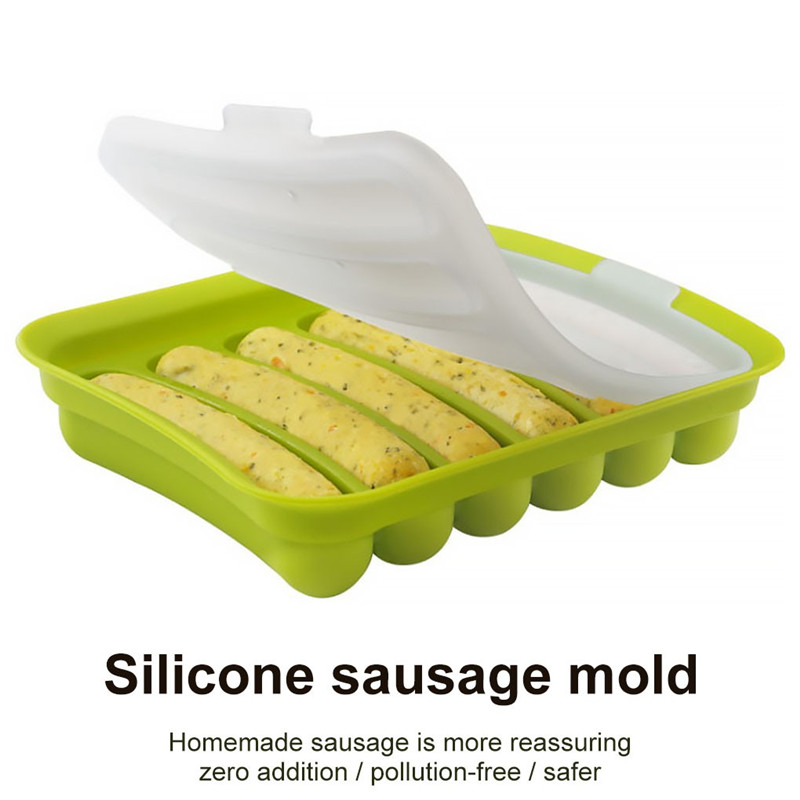 Khuôn Làm Xúc Xích Tại Nhà Bằng Silicon