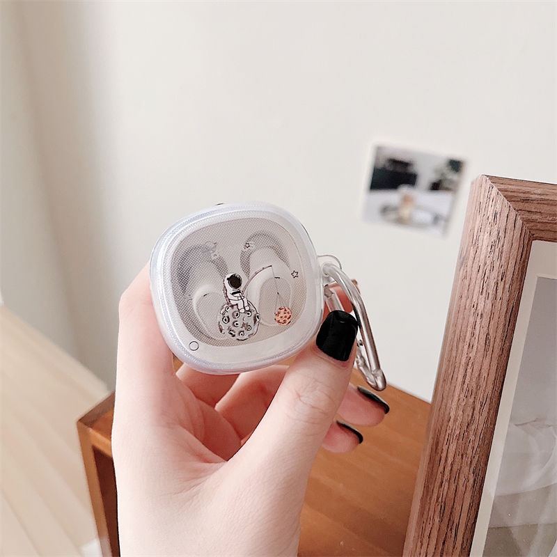 Sẵn Sàng! Vỏ Bọc Hộp Sạc Tai Nghe Baseus WM02 Mềm Trong Suốt Hình Mặt Cười Và Phi Hành Gia Dễ Thương