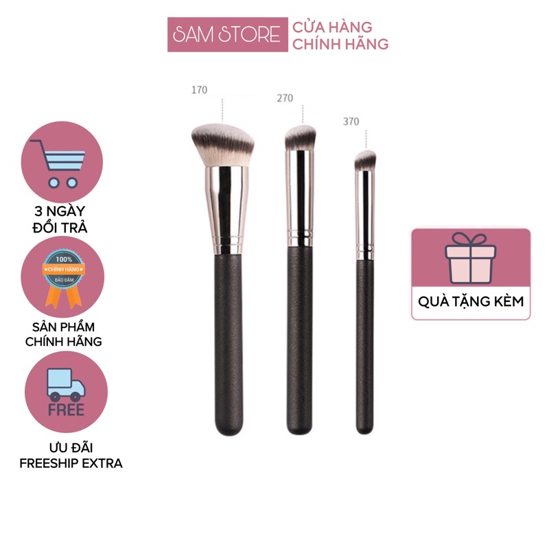 Combo sét cọ đánh nền thần thánh, mỏng, mịn bản dupe của Mac