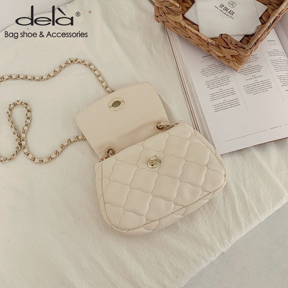 Dela Túi Đeo Chéo mini Hình Đám Mây Đính Đá Thời Trang Xuân Hè Cho Nữ