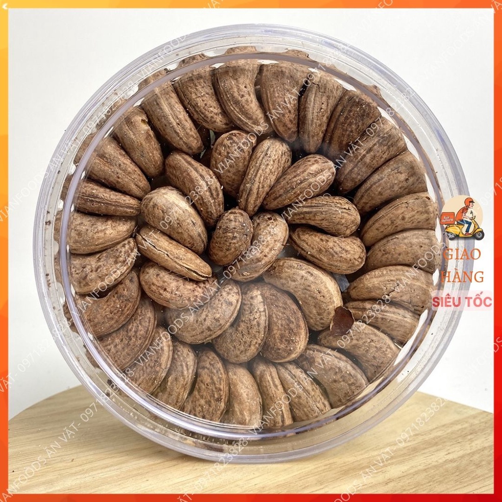 Hạt điều Vian Foods Hạt điều A Cồ size to nguyên hạt xuất khẩu thơm giòn 500g dùng làm quà tặng Sang hết ý