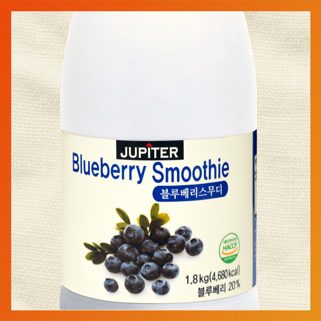 Smoothie Việt Quất Blueberry làm trà trái cây, đá xay, soda thay thế Sinh tố Syrup Siro Puree - JUPITER