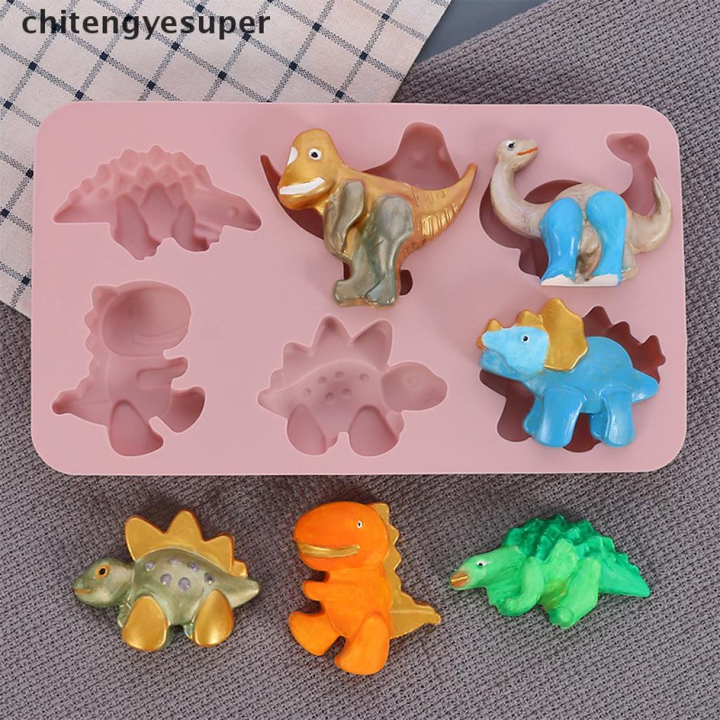 Khuôn Silicone Tạo Hình Làm Bánh Kẹo Hình Khủng Long 3d Diy