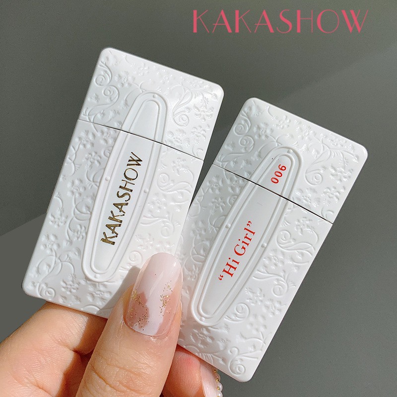 Son môi kakashow mềm mịn tự nhiên dạng lỏng hiệu ứng mờ sương lâu trôi chống thấm nước sáng bóng | BigBuy360 - bigbuy360.vn