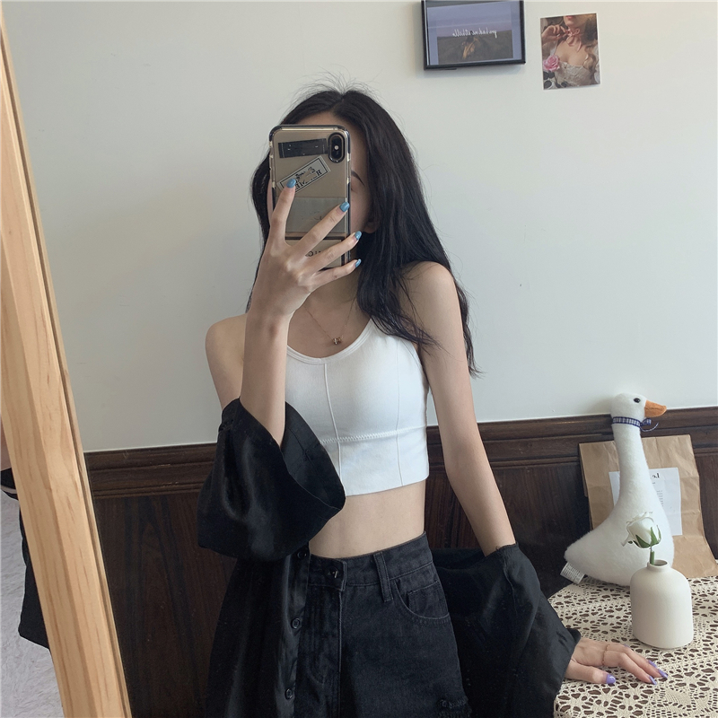 Áo dây IELGY không tay hở eo quyến rũ cho nữ