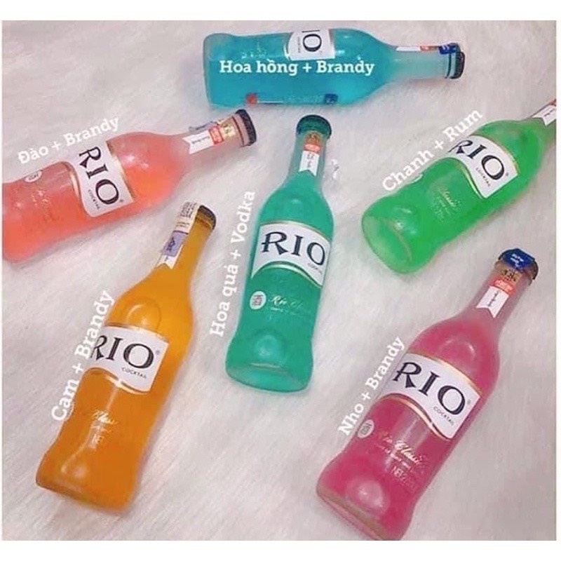 Chai rio hoa quả lên men cao cấp thơm ngon 275ml nhiều vị